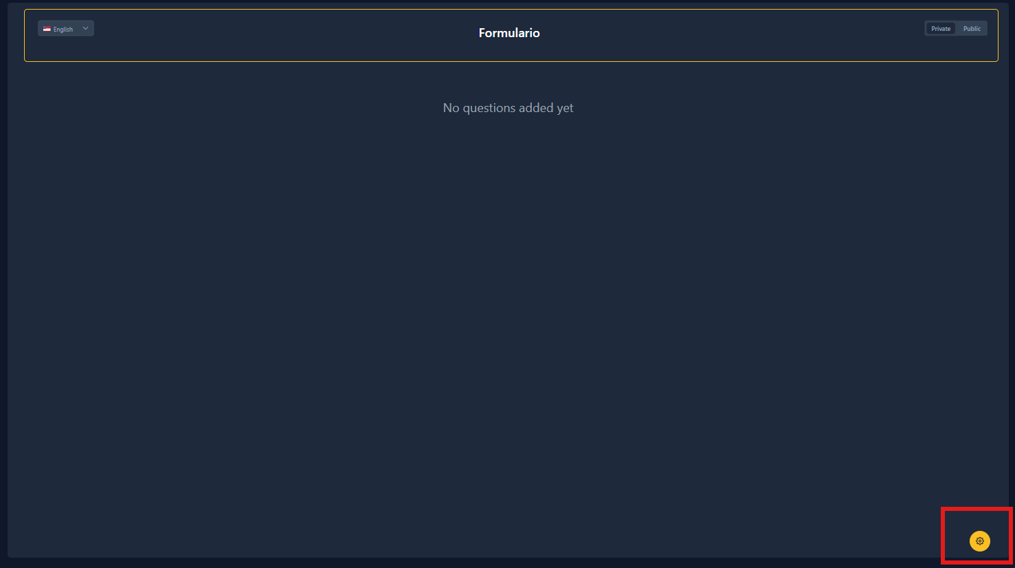 Menú Nexus configurar formulario