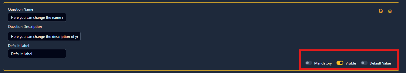 Menú Nexus configurar formulario