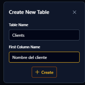 Menú Nexus configurar formulario